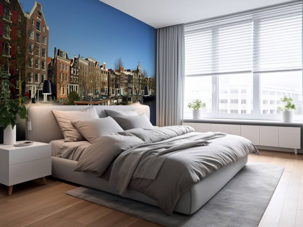 Woonboten langs de gracht