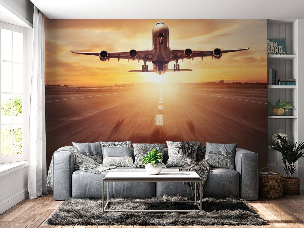 Fotobehang vliegtuig