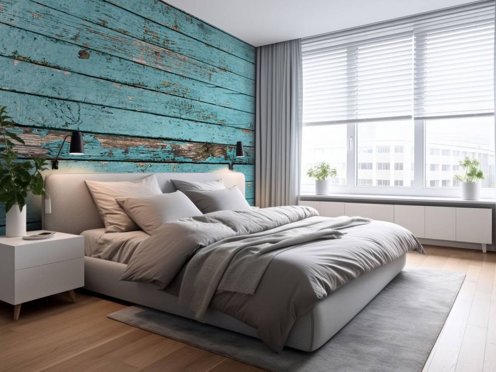 Blauw hout