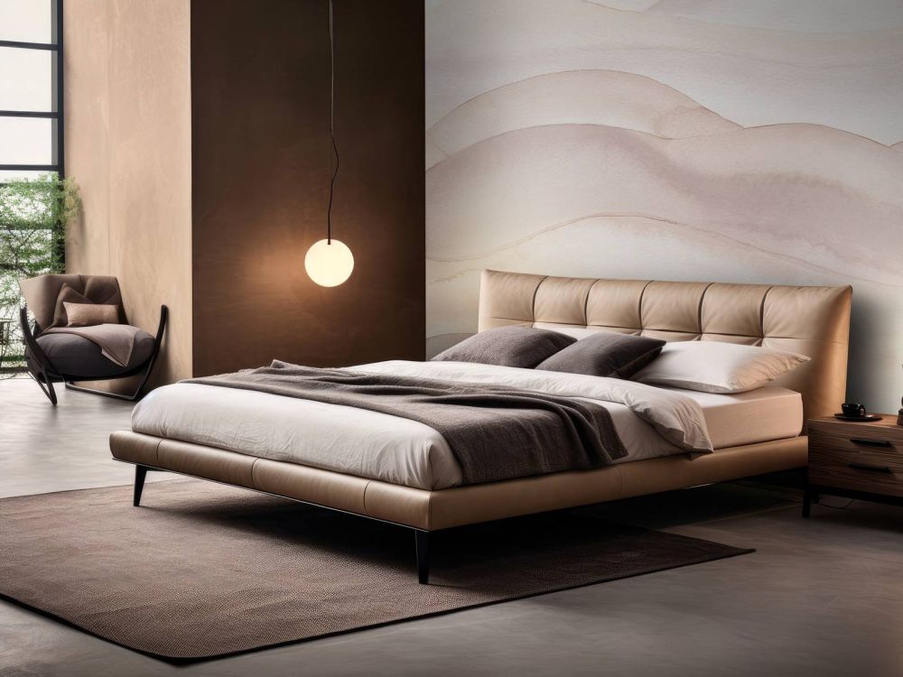 Abstract golvend verloop - nude