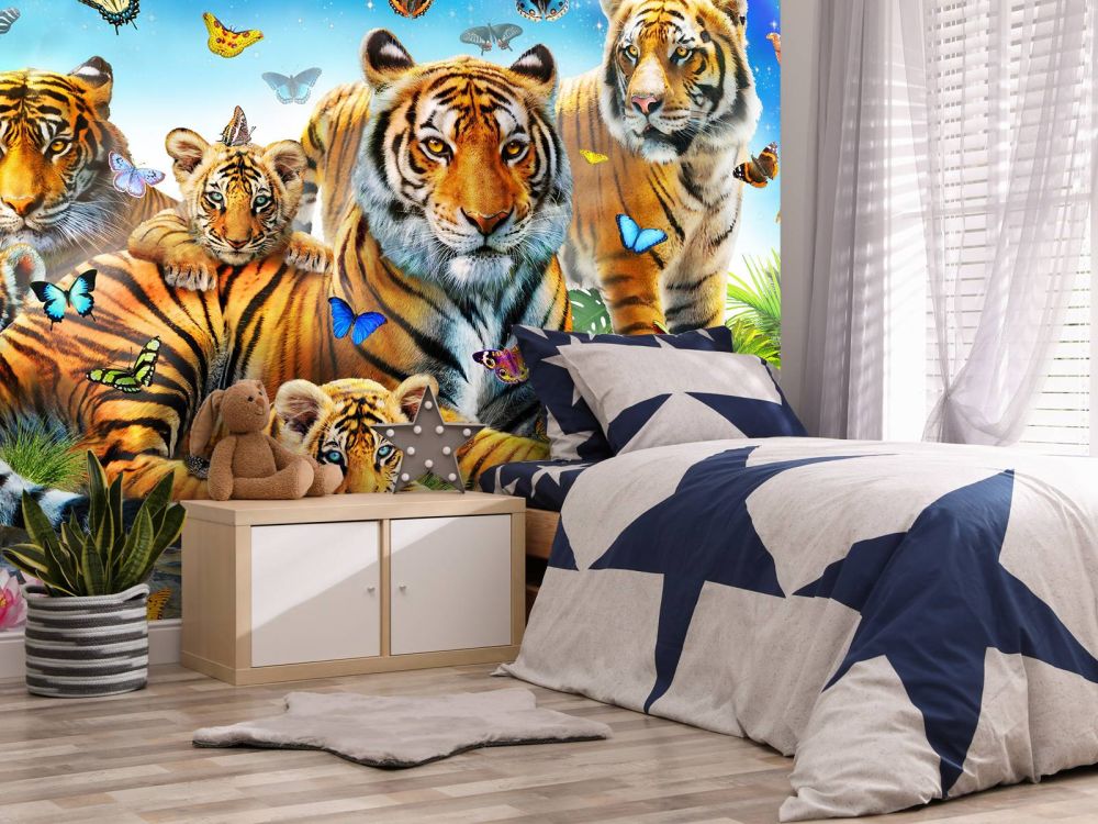 Tigers At Twilight
