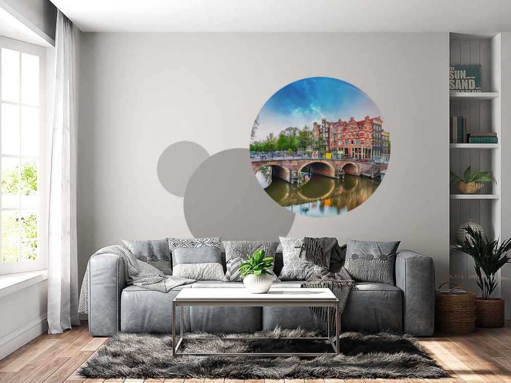 Regenboog boven Amsterdam