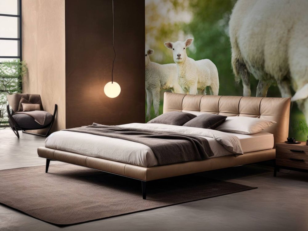Moeder schaap met lammetjes