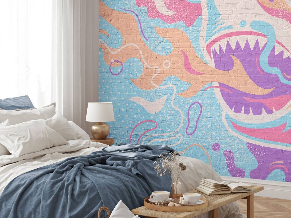 Graffiti met haai