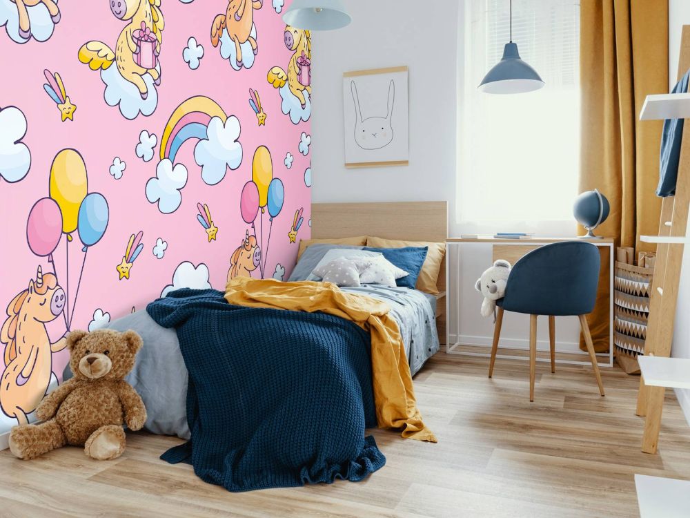 Unicorns met ballonnen