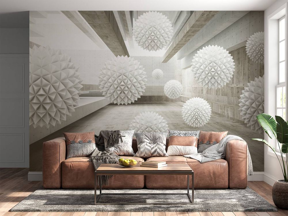 Witte 3D ballen
