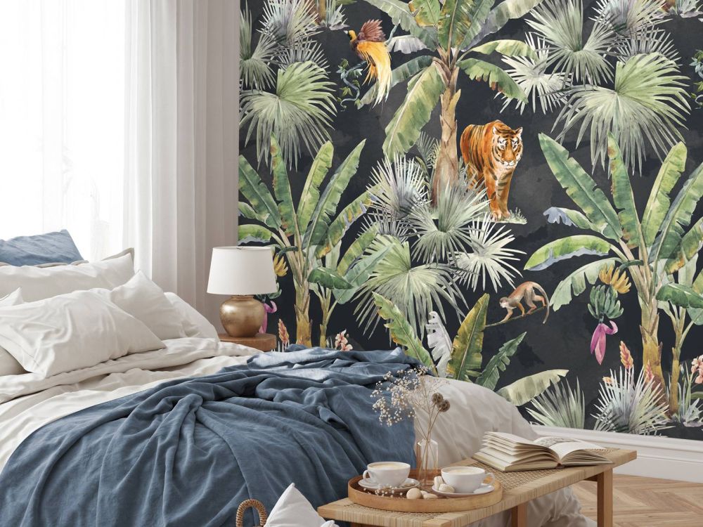 Palmen en jungle dieren