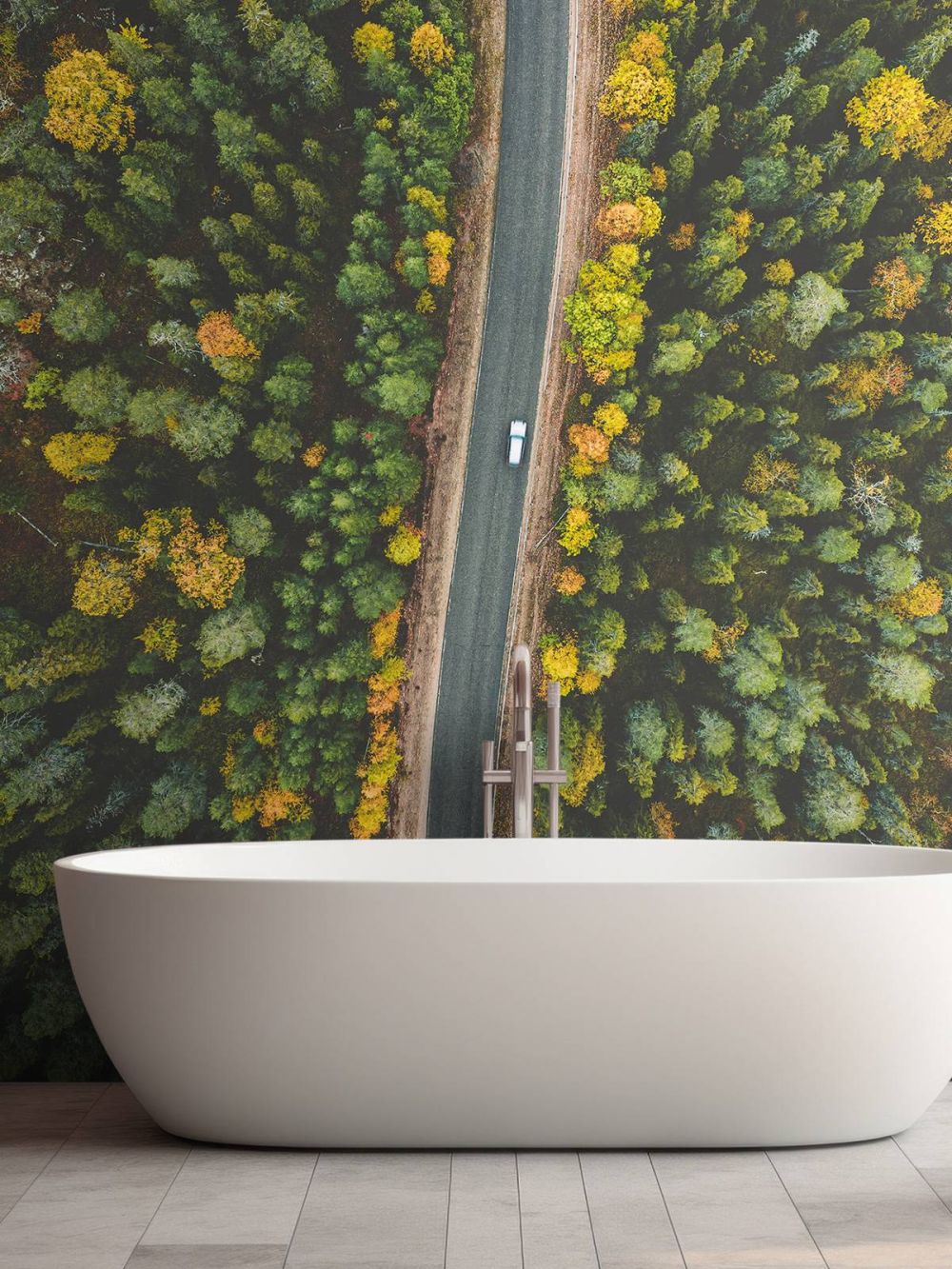 Weg van boven