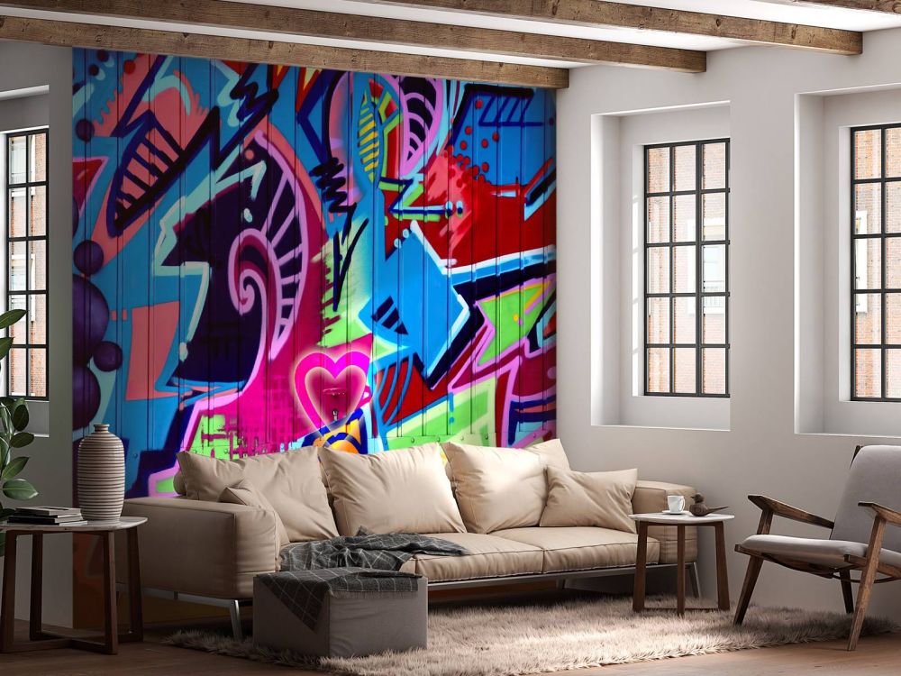 Neon graffiti