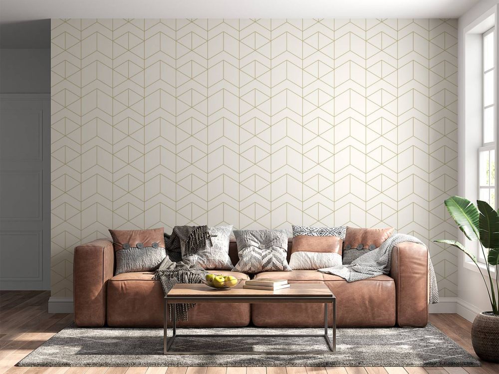 Geometrische witte tegels