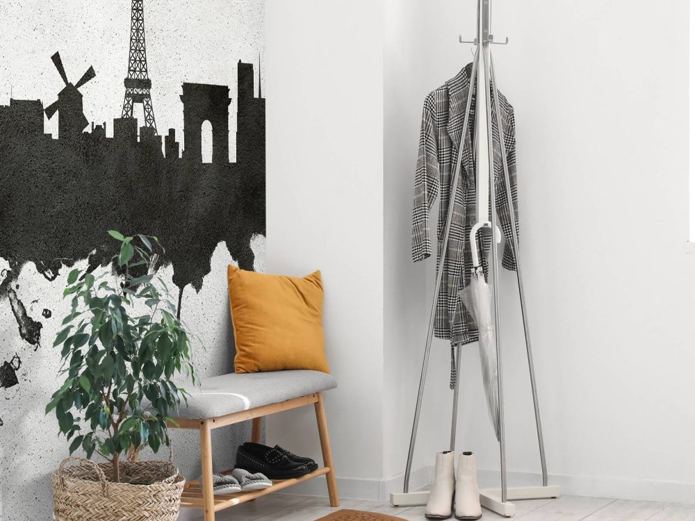 Waterverf skyline, Parijs