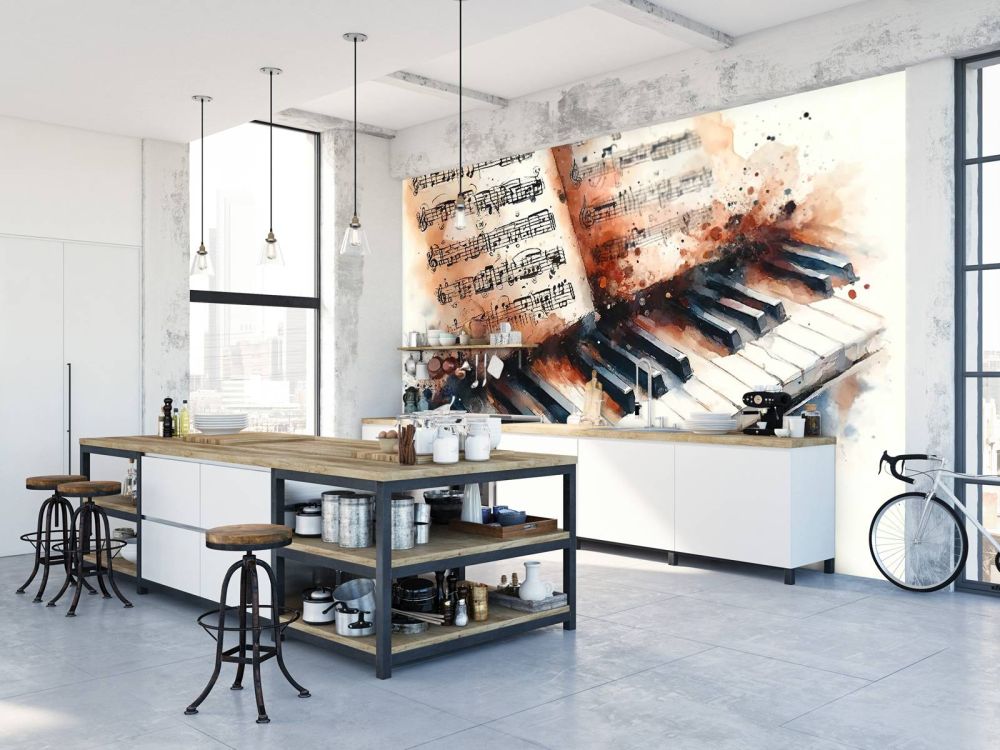 Melodic Harmony Captured in Artistic Strokes
