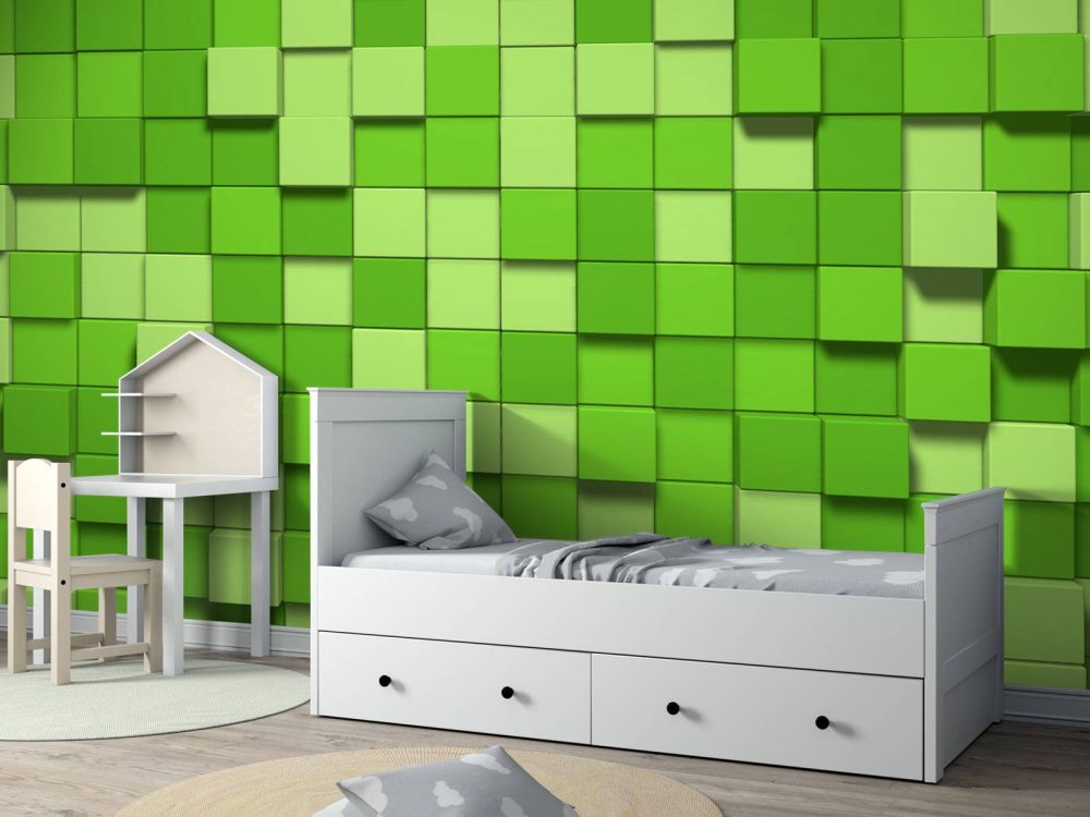 3D Minecraft blokken van gras
