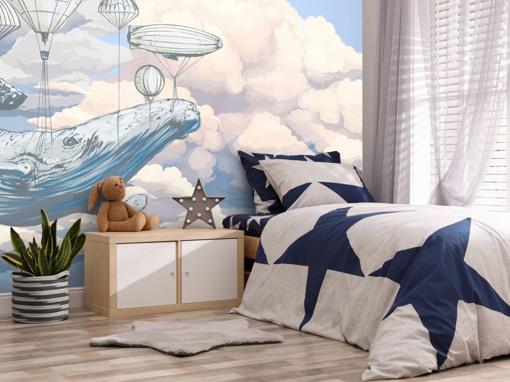 Walvis en zijn luchtballonnen