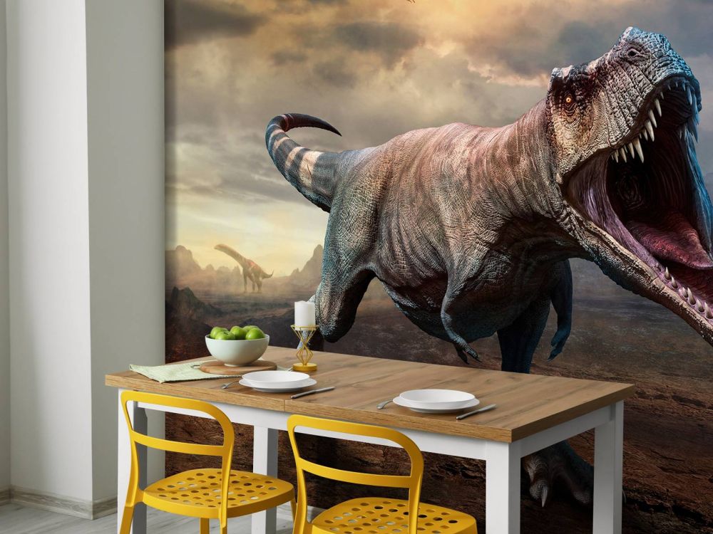 Agressieve Tyrannosaurus Rex