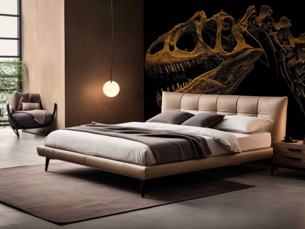Skelet van een dinosaurus
