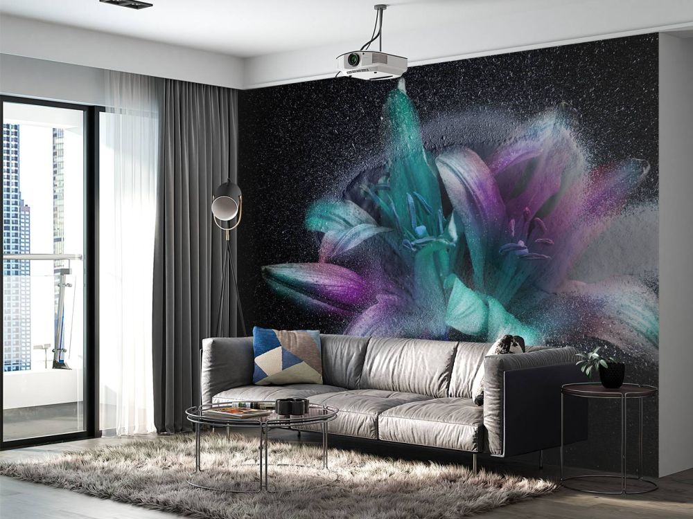 Neon bloemen