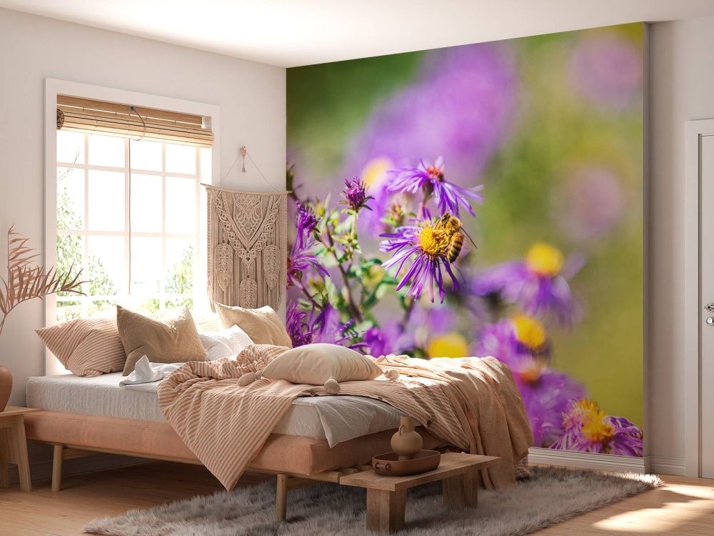 Paarse bloemen