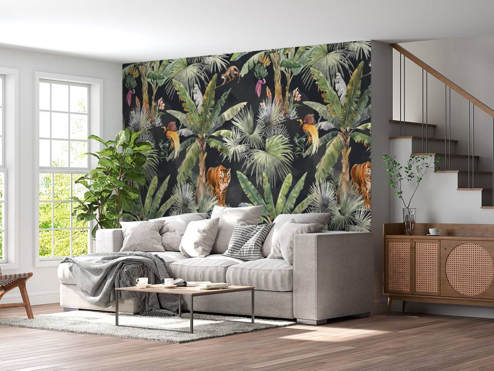 Palmen en jungle dieren