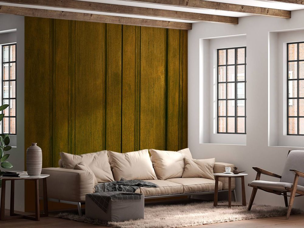 Okergeel hout