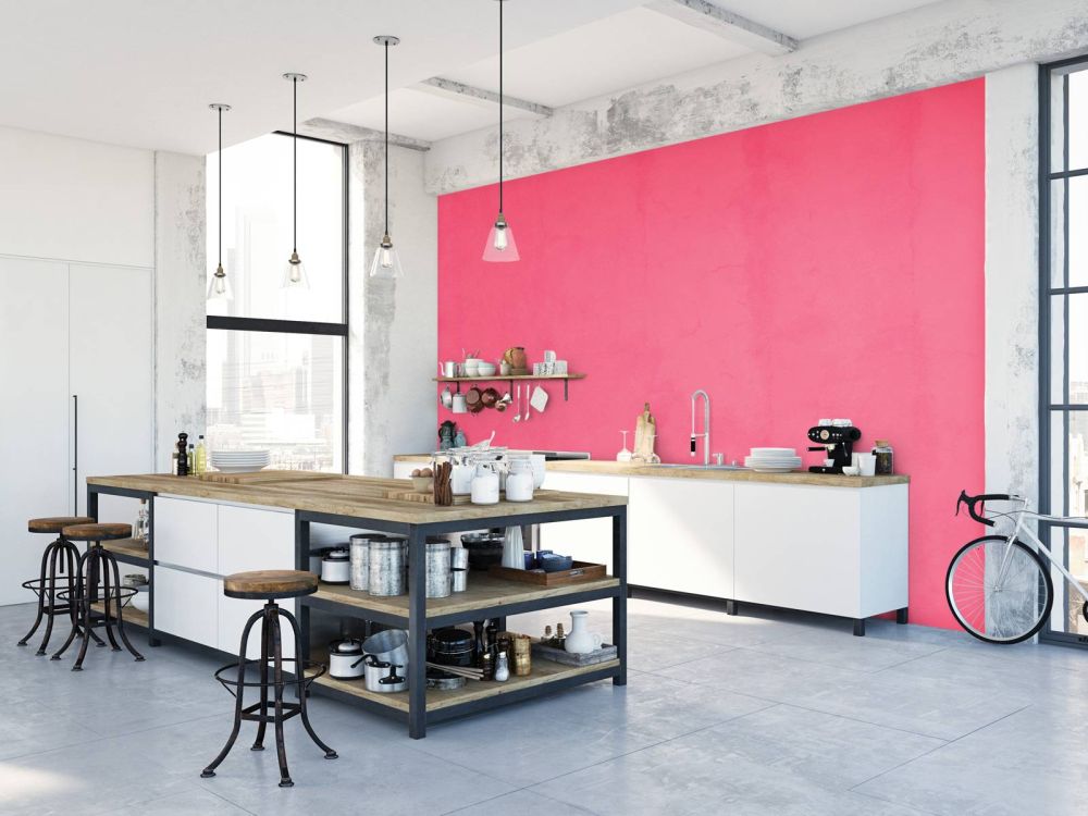 Ruber roze beton