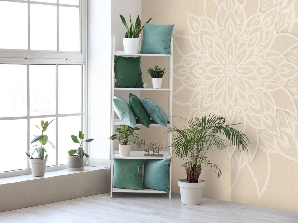 Beige Mandala Elegantie