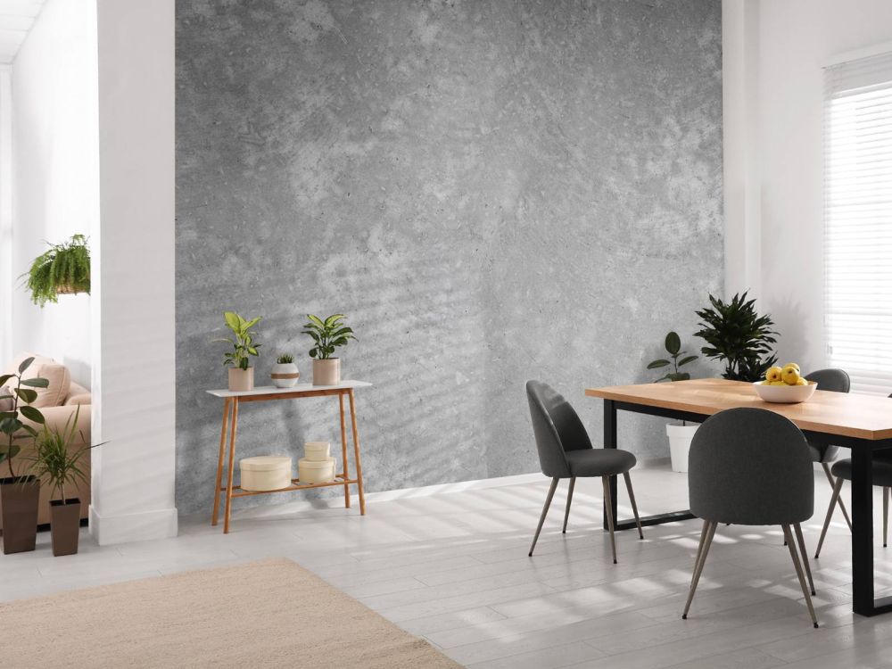 Donker geborsteld beton