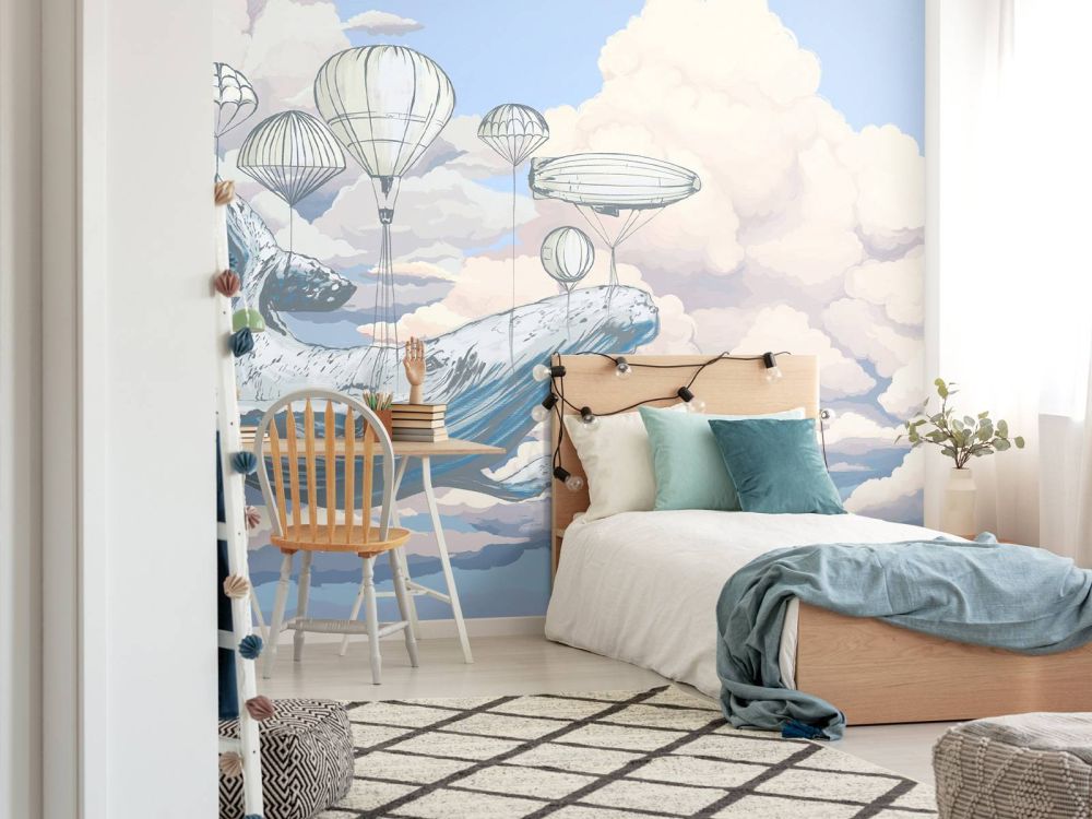 Walvis en zijn luchtballonnen