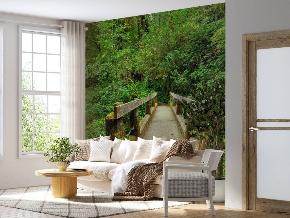 Brug in het bos
