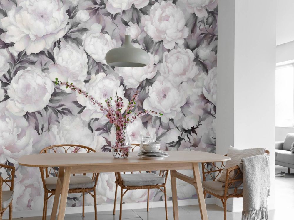 Peonie`s Wall Black