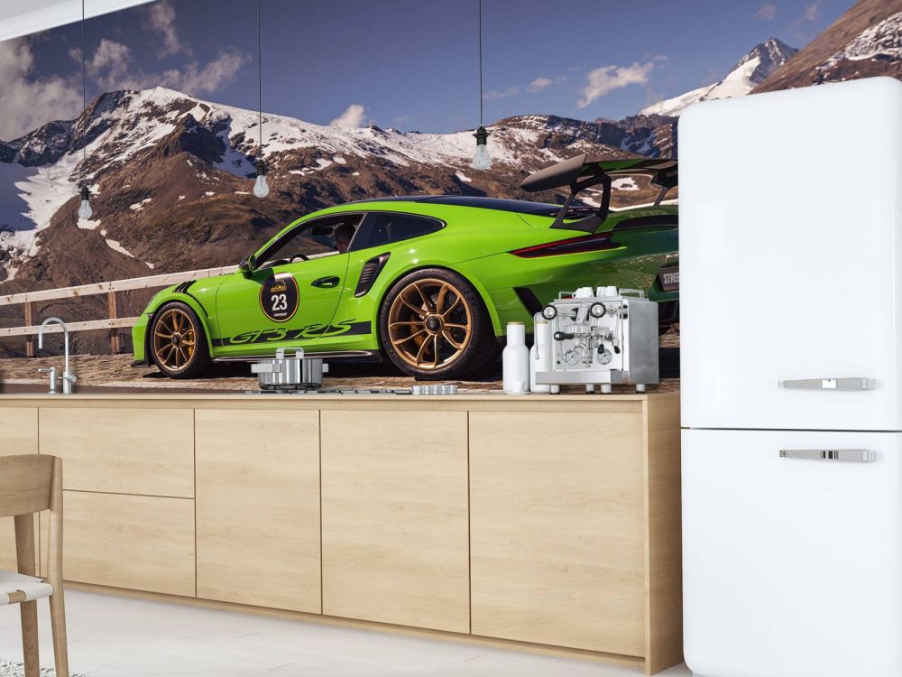 Porsche 911 GT3 RS in de Alpen