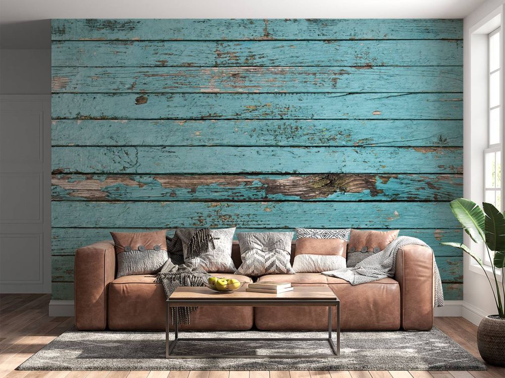Blauw hout