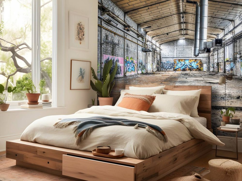 Oude verlaten fabriekshal