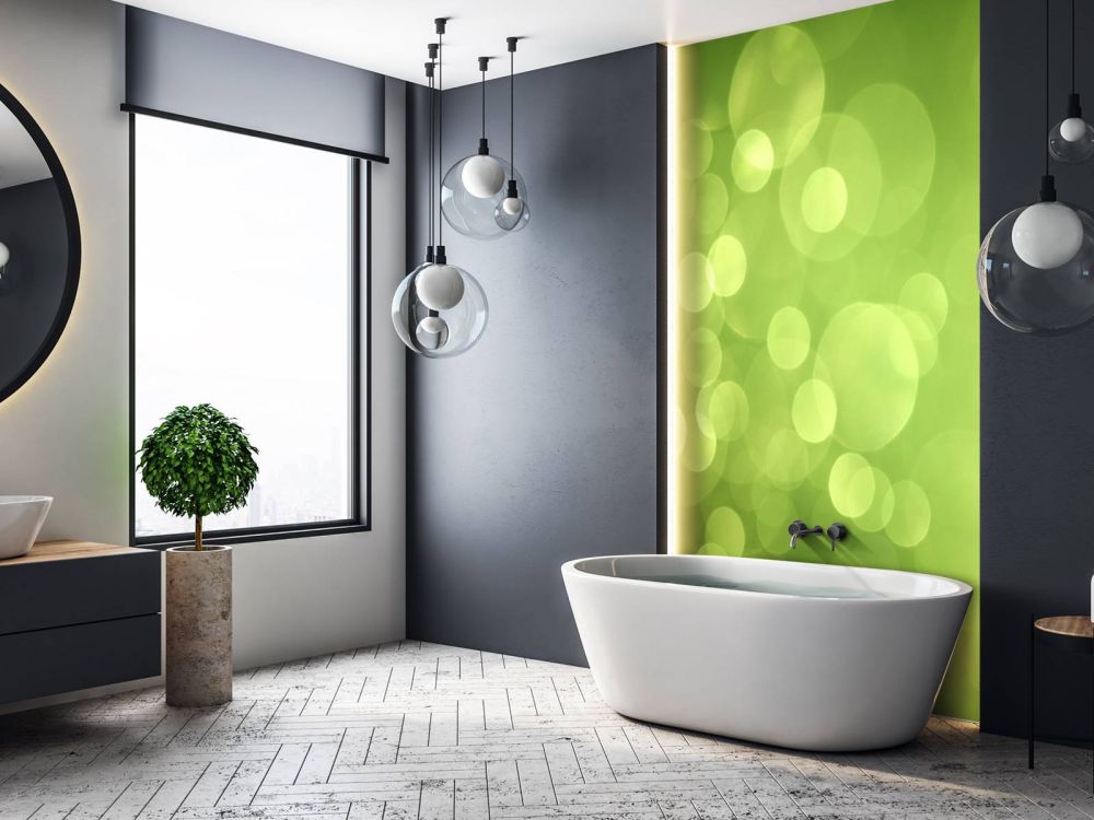 Abstract groene cirkels
