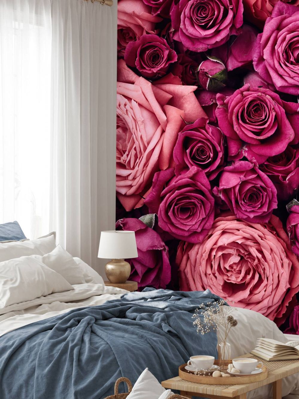 Roze rozen