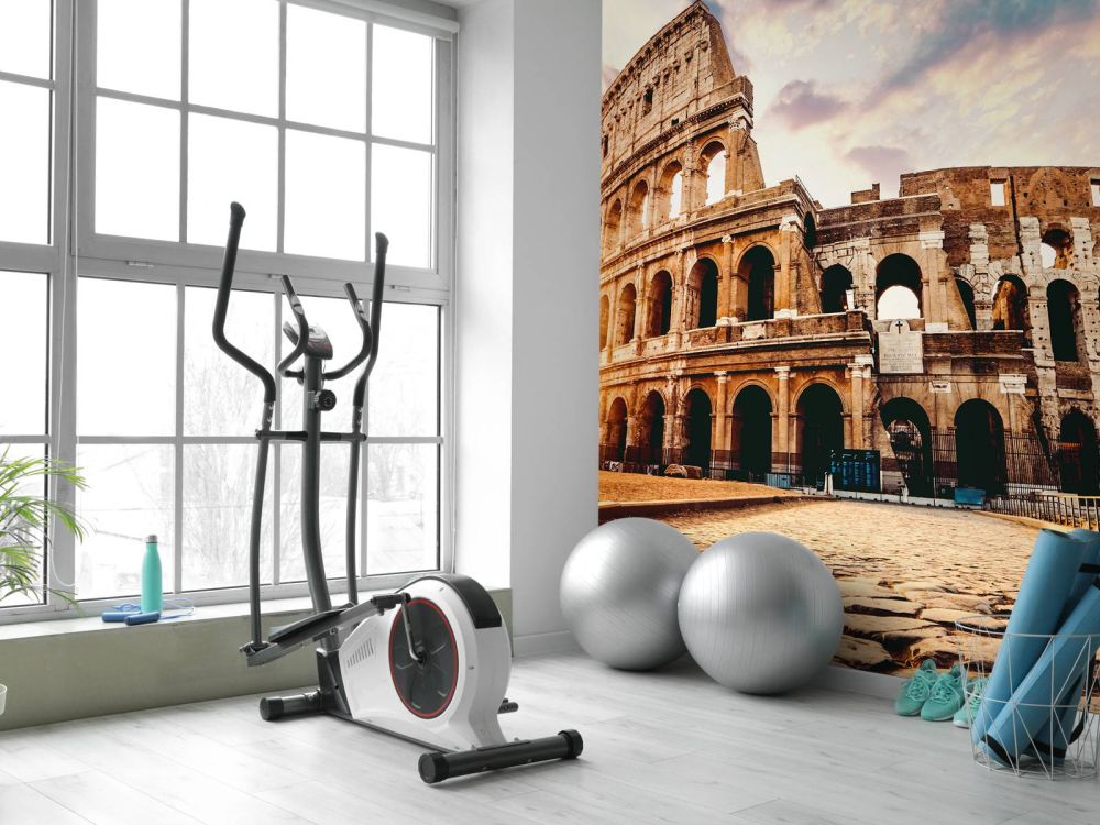 Zonsopgang bij het Colosseum