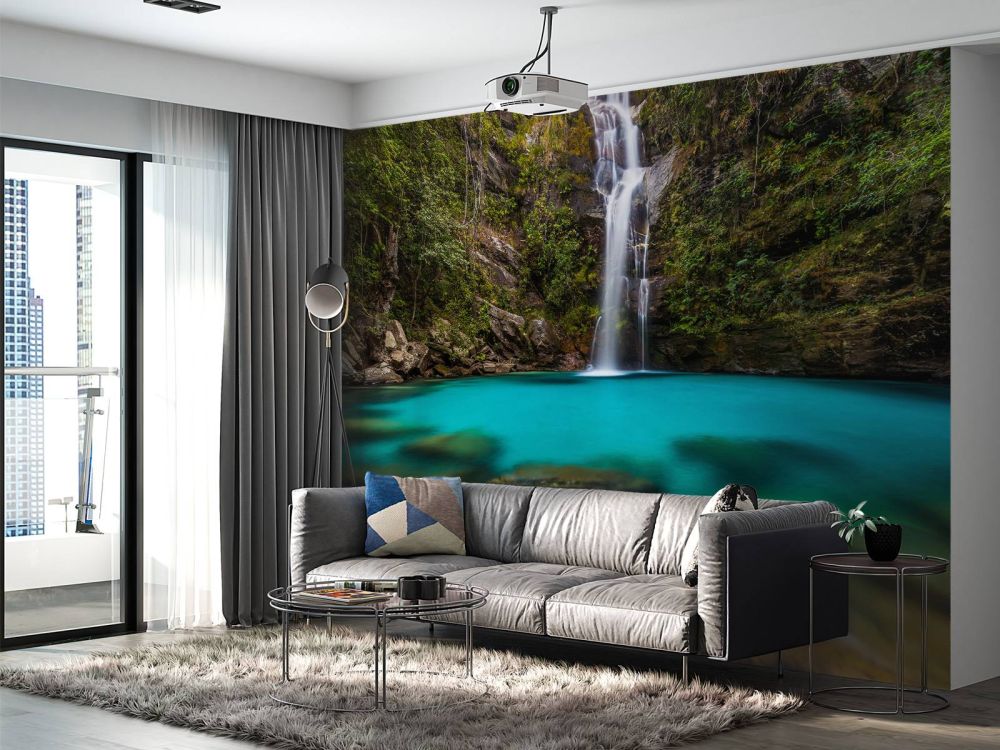 Turquoise waterval