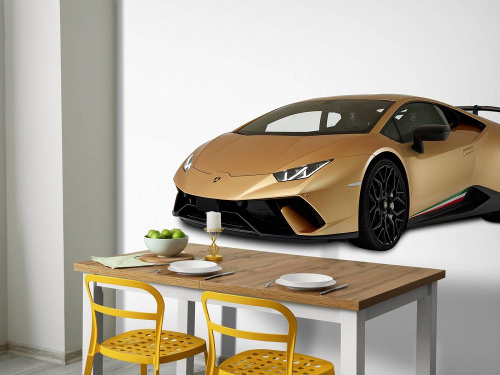 Lamborghini Huracán - Rechter voorkant wit
