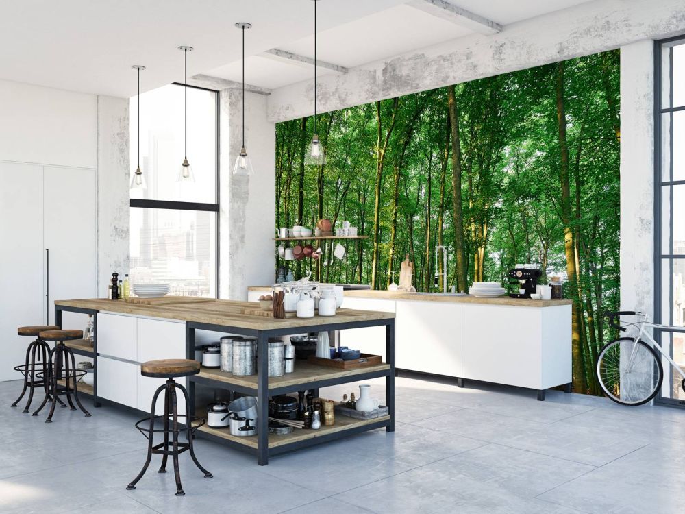 Groen bos 