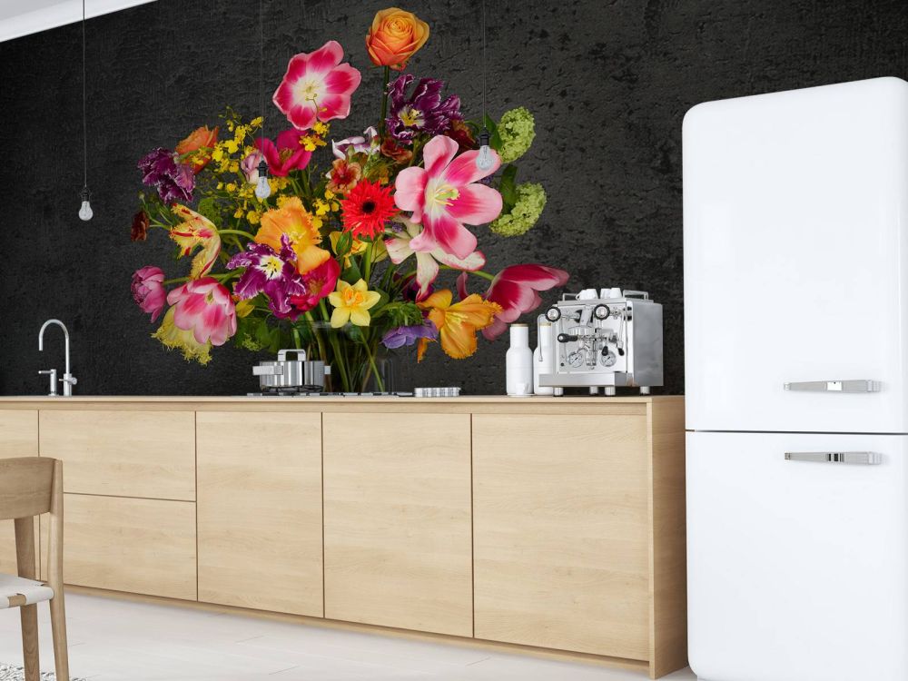 Kleurrijk boeket bloemen