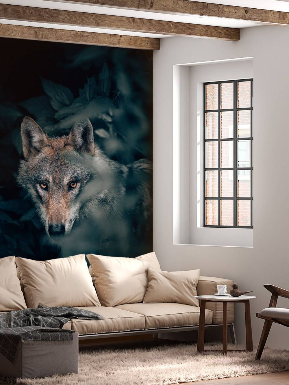 Close-up wolf