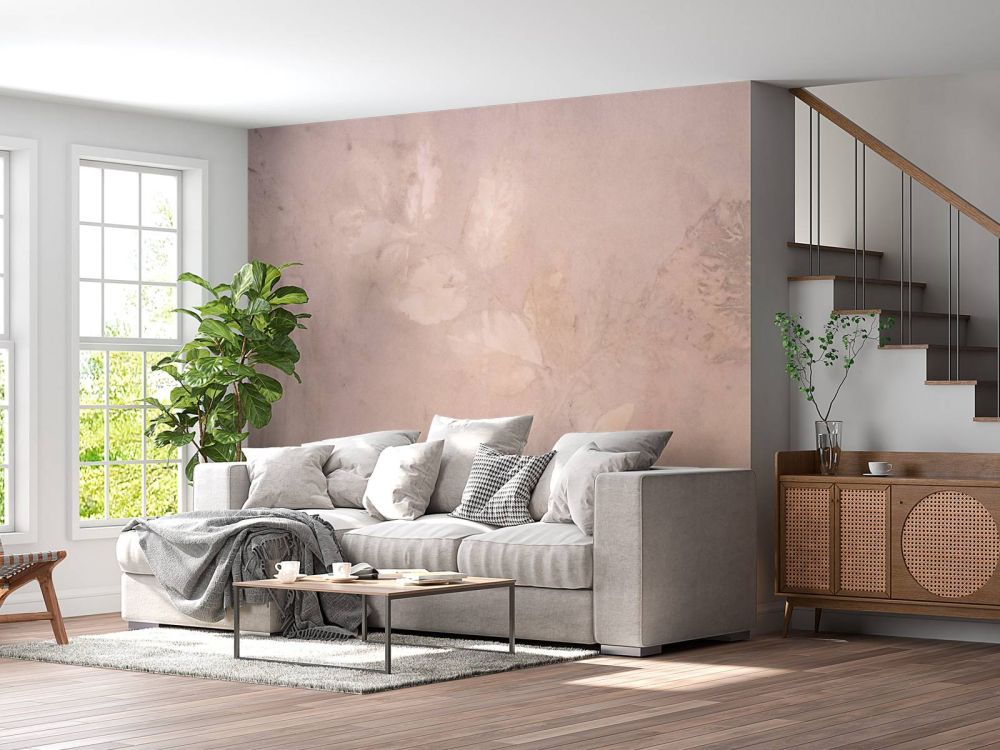 Weegbree en wilde geranium - mauve