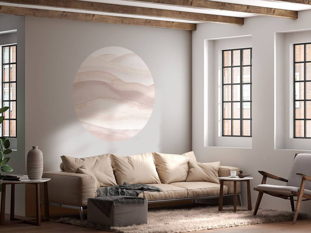 Abstract golvend verloop - nude