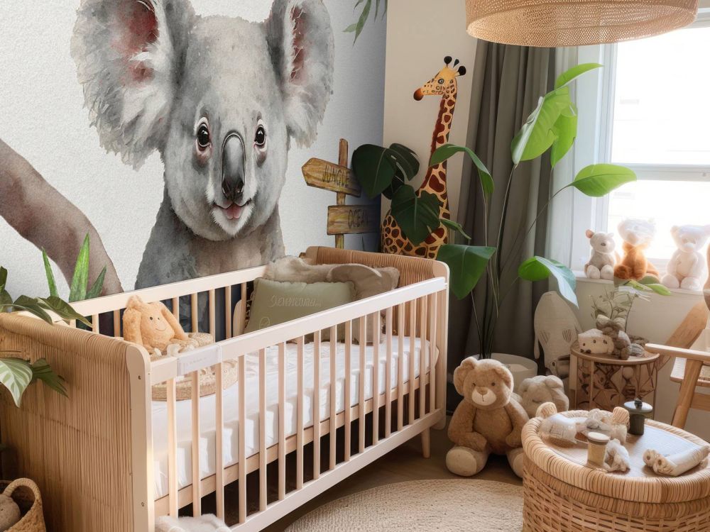 Baby koala in de jungle