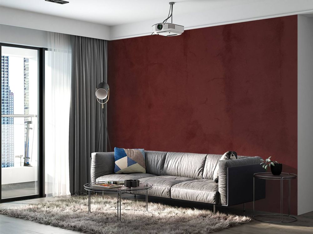 Bister rood beton