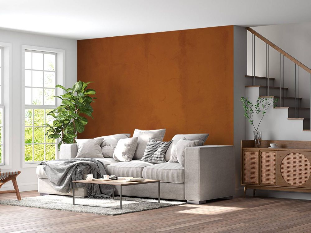 Licht roodbruin beton