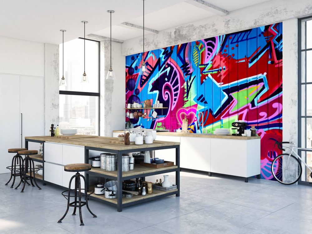 Neon graffiti