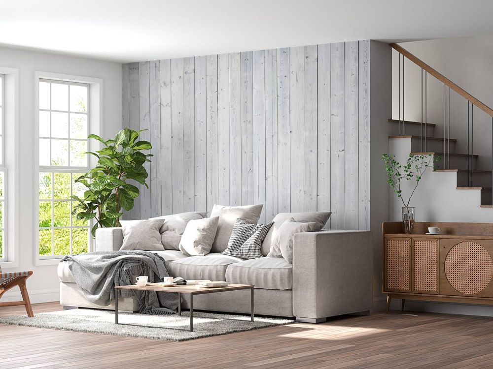 Whitewash hout verticaal