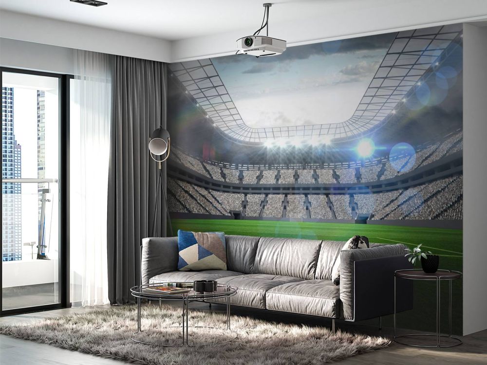 Stadion met een open dak