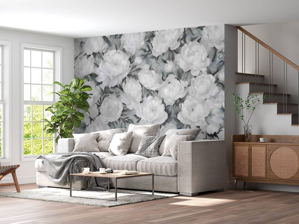 Peonie`s Wall Blue